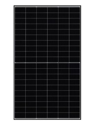 JA Solar PV-Module, Mono-Si, doppelseitig, N-Typ-Halbzellen 182 mm 16-BB, 2x60psc, Kabel ca. 120 cm, STC-Leistung 500 Wp, Abmessungen: 1953 x 1134 x 30, p.p.: MC4-EVO2A-Stecker, Effizienz 22,6 %, Gewicht 27,3 kg, schwarzer Rahmen, 36 Stück pro Palette